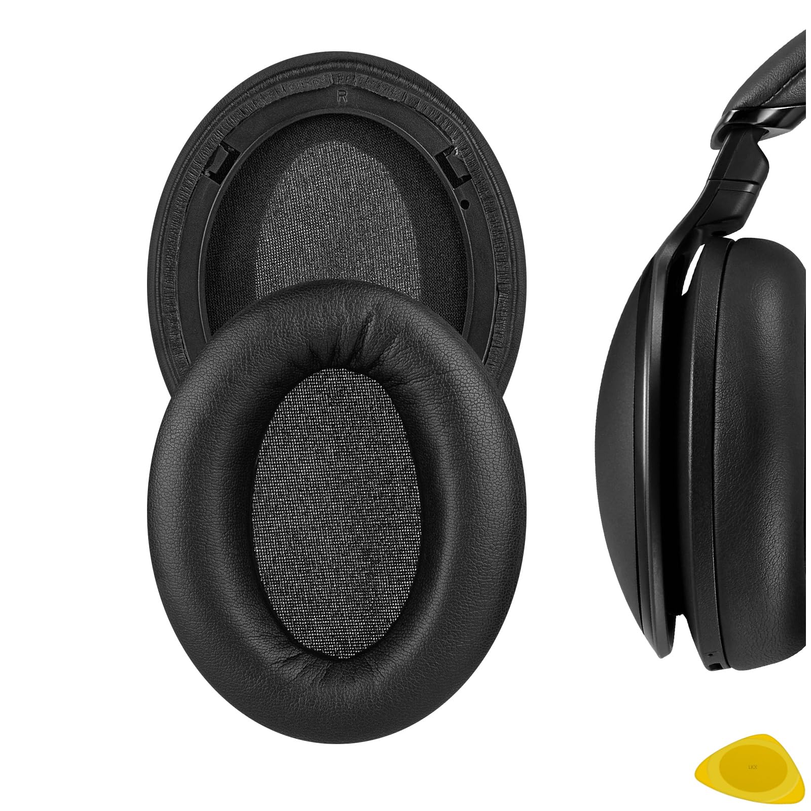 Geekria Replacement Ear Pads for Panasonic RP-HD600N, HD605N, HD805N Headphones, Ear Cushions (Black)