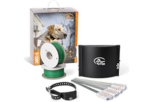SportDOG Brand Rechargeable In-Ground Fence System - Waterproof, Rechargeable Collar with Tone, Vibrate, and Shock - Expandab