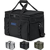 Hulongo Soft Sided Insulated Cooler Bag, 32L | Large Reusable Grocery Bags, Collapsible, Soft Ice Chest, Leakproof, Waterproof, for Grocery Shopping, Beach, Camping, Travel