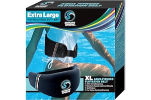 Sunlite Sports AquaFitness Deluxe Flotation Swimming Belt - Water Aerobics Equipment for Pool, Low-Impact Workout