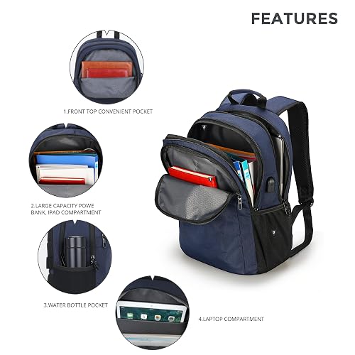 17 inch laptop backpack 2 water bottle Luka in Rose Quartz Many padding on the back Two Laptop Backpack | Carry