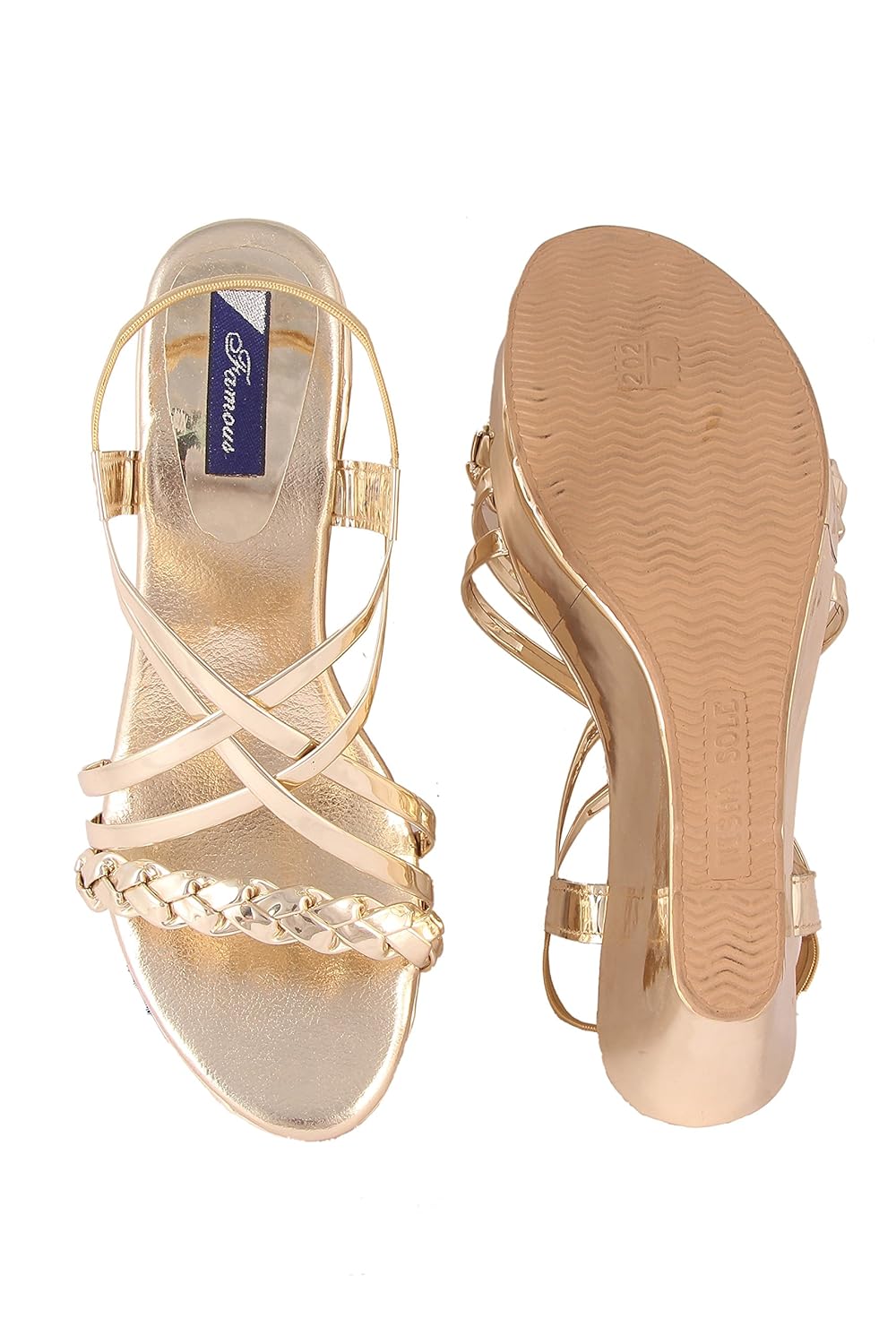 stylish party wear ethnic women girls wedges sandal