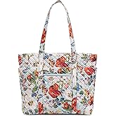 Vera Bradley Cotton Deluxe Vera Tote Bag