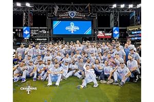 SPORTSPHOTOSUSA 2023 Texas Rangers World Series Champions 8x10 Team Photo