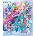 Disney Frozen Non-Toxic Peel-Off Quick Dry Nail Polish Activity Makeup Set for Girls, Ages 3+ includes 15 PK Nail Polish with