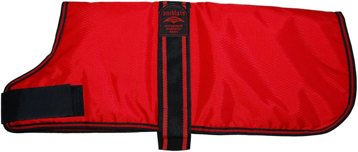 Animate Padded Dog Coat, 12Inch, Red Amazon.co.uk Pet Supplies