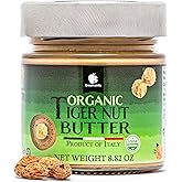 Gourmanity Keto Organic Tigernut Butter, Nut Free Peanut Butter Alternative | Made in Italy from 2 organic ingredients, seed oil free, smooth drizzly texture, AIP, Low FODMAP, Whole30, Keto, Paleo, Vegan
