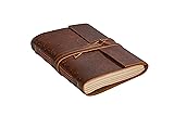 Leather Notebook - Rustic Handmade Vintage Leather