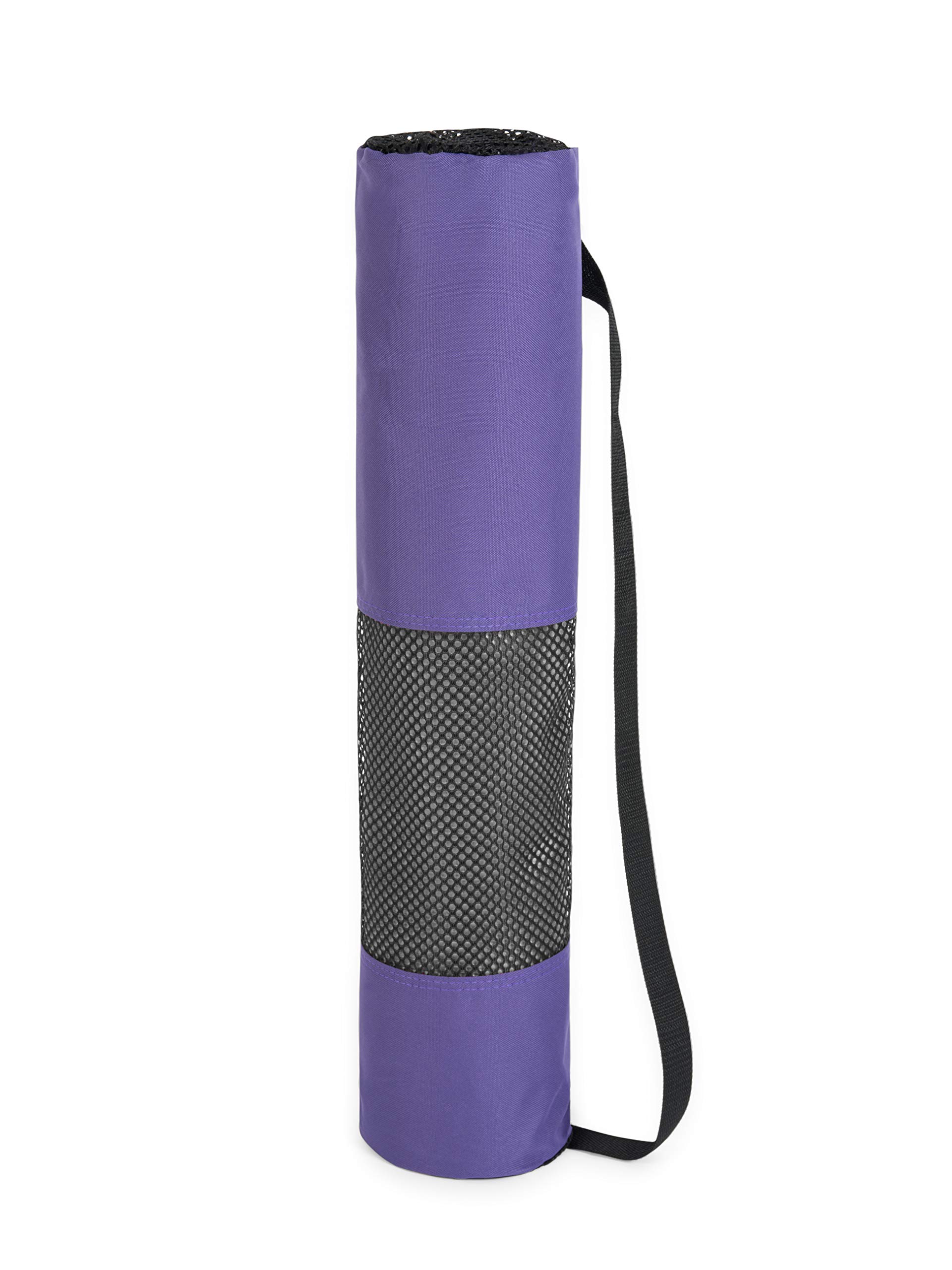Yoga Studio Lightweight Mesh Yoga Mat Bag (Purple)