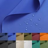 Waterproof Nylon Fabric 420D Twill Fabric by the Yard 58x72 Inch Blue | Outdoor Upholstery Fabric Ripstop Polyester Material for Patio Chair, Cushion, Purse, Bag, Tarp Cover, Sewing, DIY Project