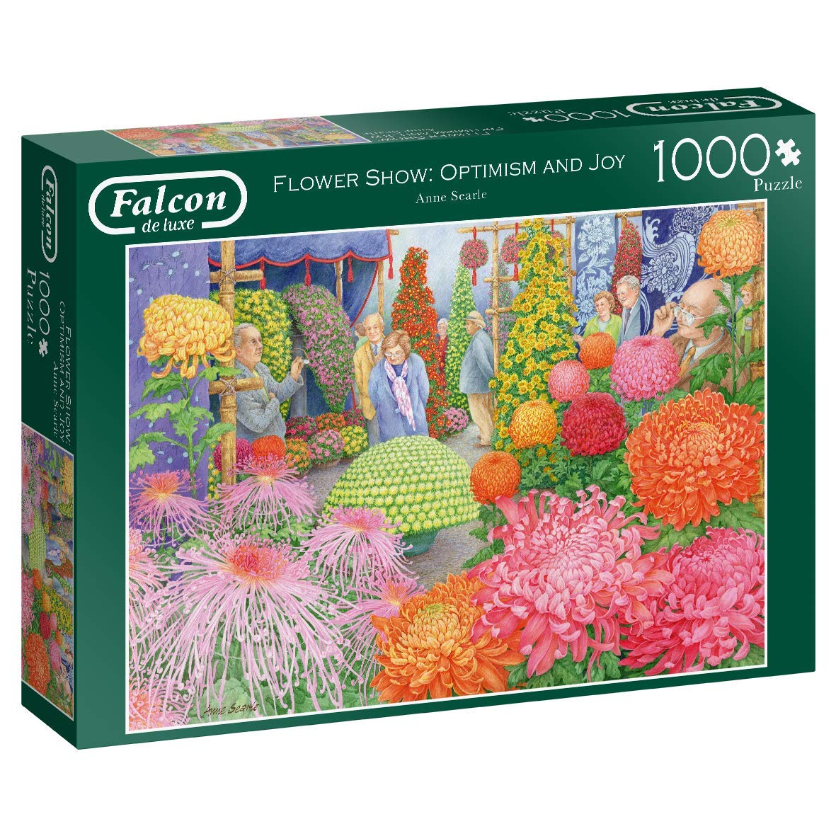 Jumbo 11262 Falcon de Luxe-Flower Show: Optimism and Joy 1000 Piece Jigsaw Puzzle