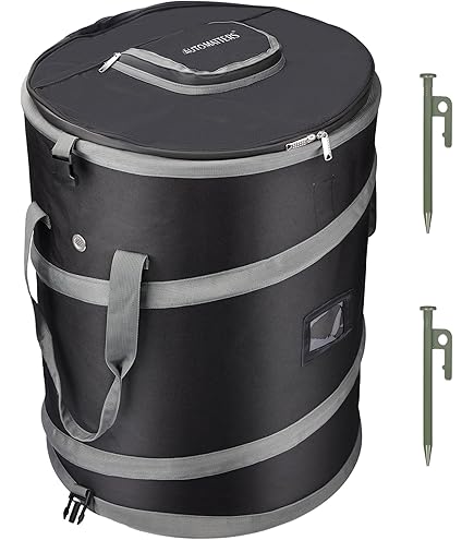 Redmon Campers Choice Contenitore Per Rifiuti Pop-up - Pieghevole, 45,7x63,5 Cm, Verde, Per Campeggio E Picnic