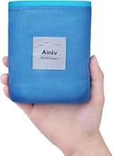 Ainiv Picnic Blanket 140x180 cm Foldable Beach Mat Waterproof Sandproof Blue view 9