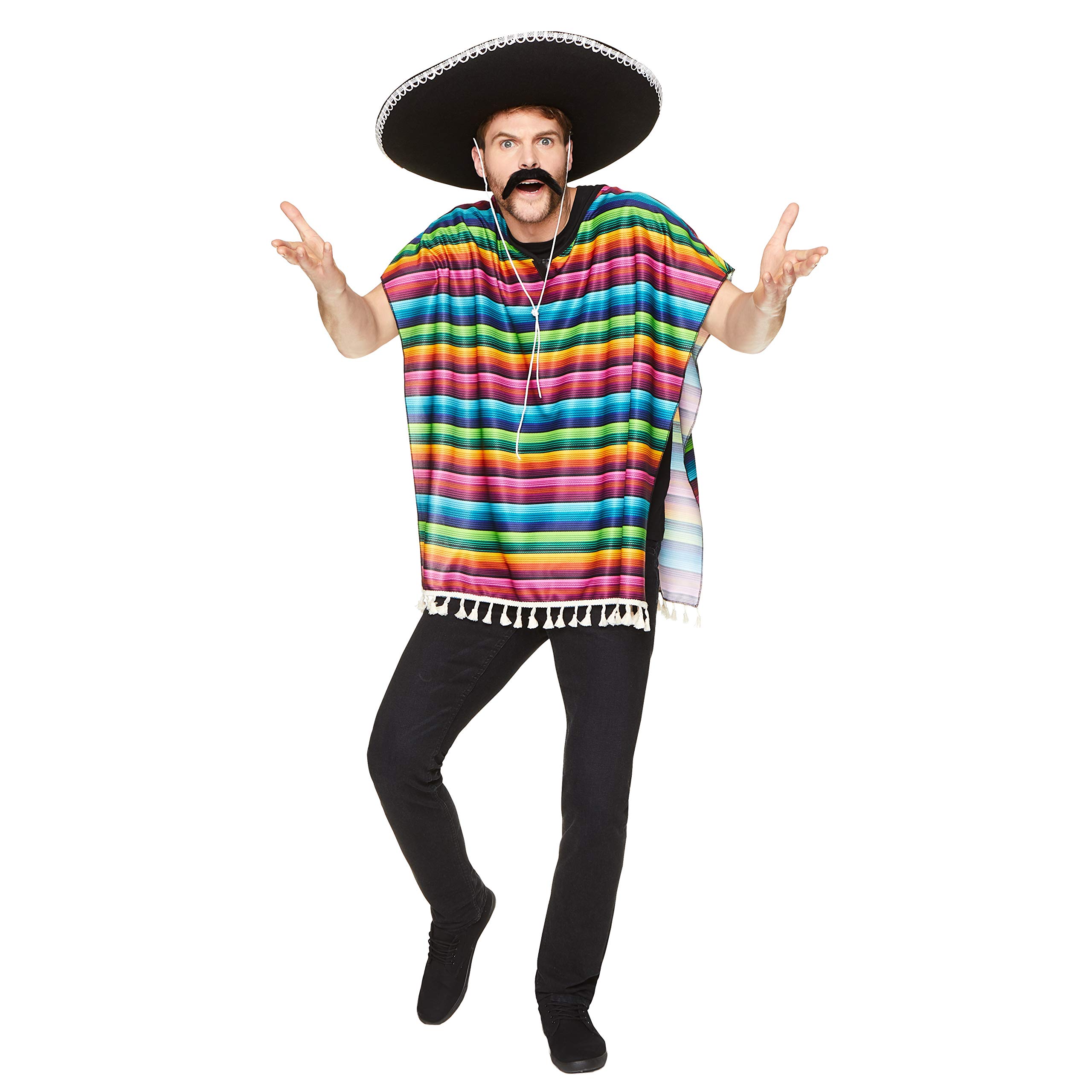 Karnival Costumes Mexican Poncho
