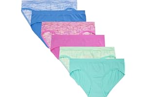 Fruit of The Loom Girls Fruit of The Loom Girls' 6 Pack Seamless BriefBriefs
