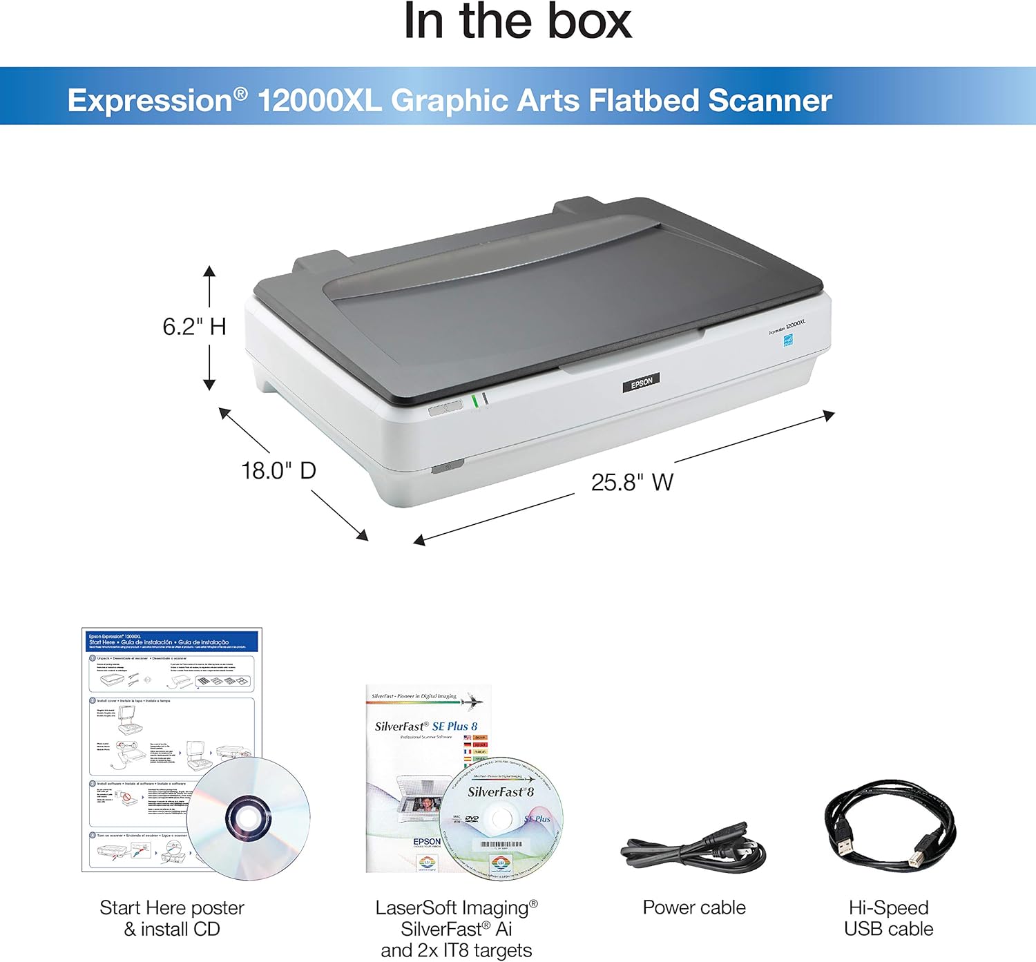 Epson Expression 12000XL-GA Flatbed Scanner: Electronics