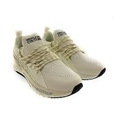 Versace Jeans Couture Womens White &amp; Gold Knit Lowtop Sneakers-EU36