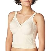 Carnival Womens Full Figure Longline Camisole Strap Soft Cup Wire Free Bra