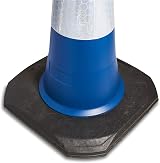 Innovatus Pack of 10 Blue Traffic Cones 750mm Therma Plastic view 7