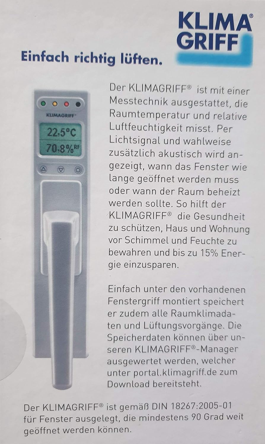 Klimagriff Mit Messtechnik Fenstergiff Erganzung Mit Automatik