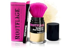 Rootflage Root Touch Up Powder Warm Blonde Hair Powder - Instant Temporary Root Touch Up Powder, Root Powder, Hair Touch Up Powder for Roots, Hairline Filler, Hair Cover Up Root Concealer Powder