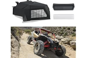 HAKA TOUGH Noise Reduction Kit for Can Am Maverick X3 Accessories 2017-2023, Plastic Air Clutch Intake Relocation for X3 Max Accessories