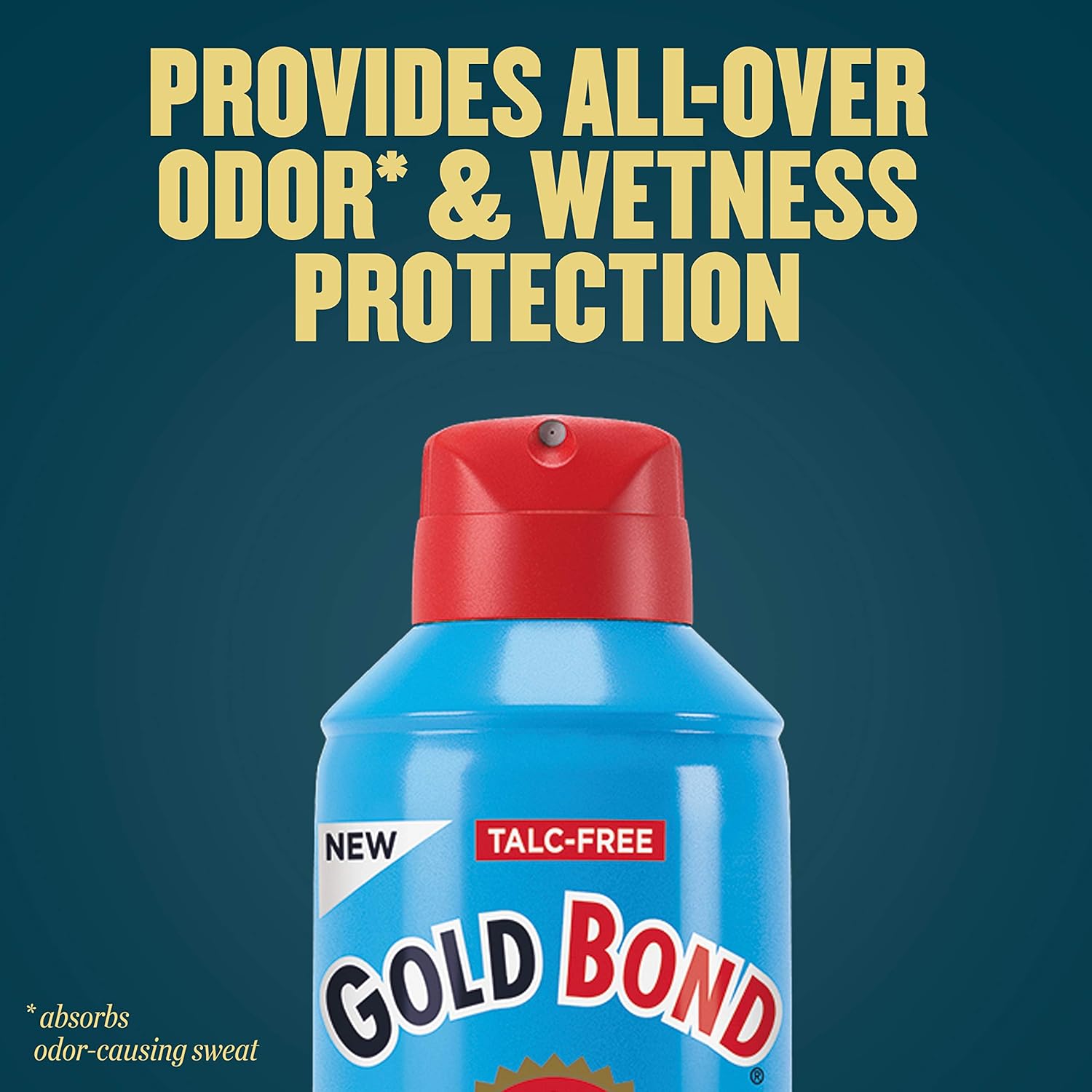 Gold Bond No Mess Talc-Free Foot Powder Spray 7 oz, Fresh Scent: Beauty