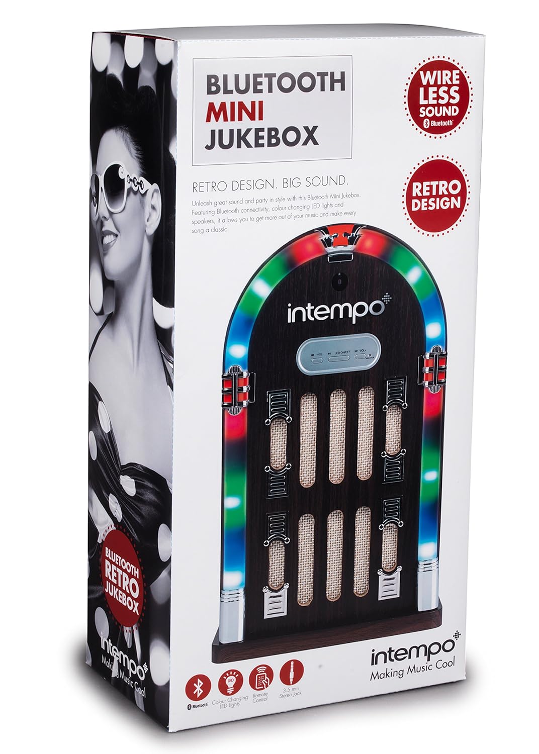 intempo mini bluetooth speaker