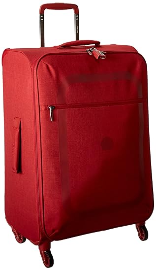 delsey red suitcase