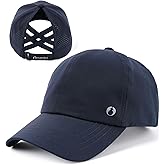 FURTALK Ponytail Hat Womens Baseball Caps Adjustable Criss Cross Trucker Hats Women Mesh Back Quick Drying Cap