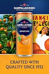 San Pellegrino Italian Sparkling Orange Drink 12 x 330ml Can 64k Cals Per Can view 4