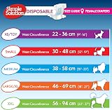 Simple Solution Disposable Dog Diapers for Female Dogs 12 Pack 23-34 kg view 4