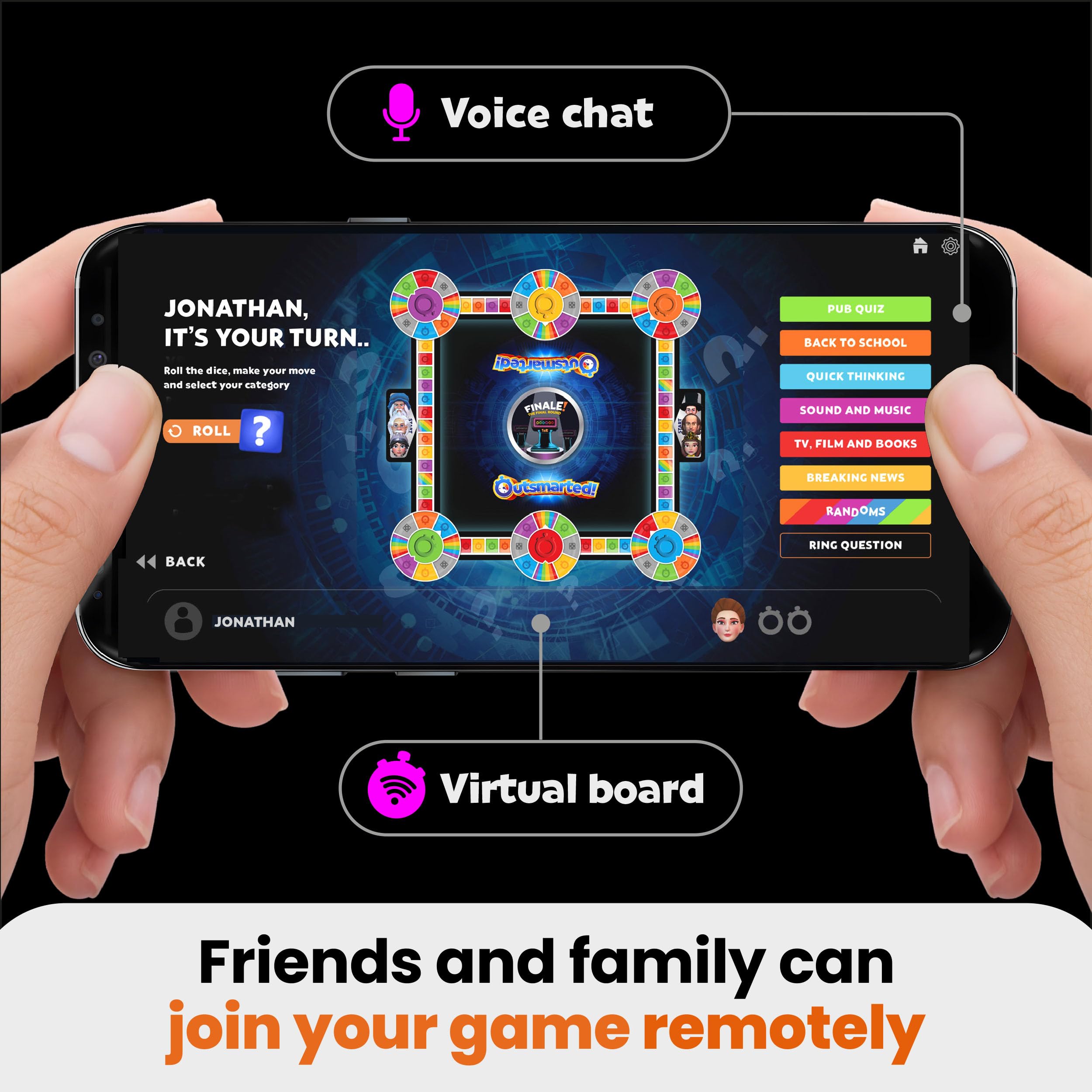 Outsmarted Ultimate Edition - 10 Exciting Bonus Categories | Kids, Teens & Adults | Next-Level Game Night For Family & Friends | 2–24 Players | Age 8+ | 10,000+ Questions | 2026 UK Edition