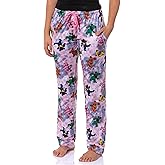 Bioworld Grateful Dead Pajama Pants Dancing Bears Women's Sleep Lounge Pajama Pants Elastic Waist & Side Pockets