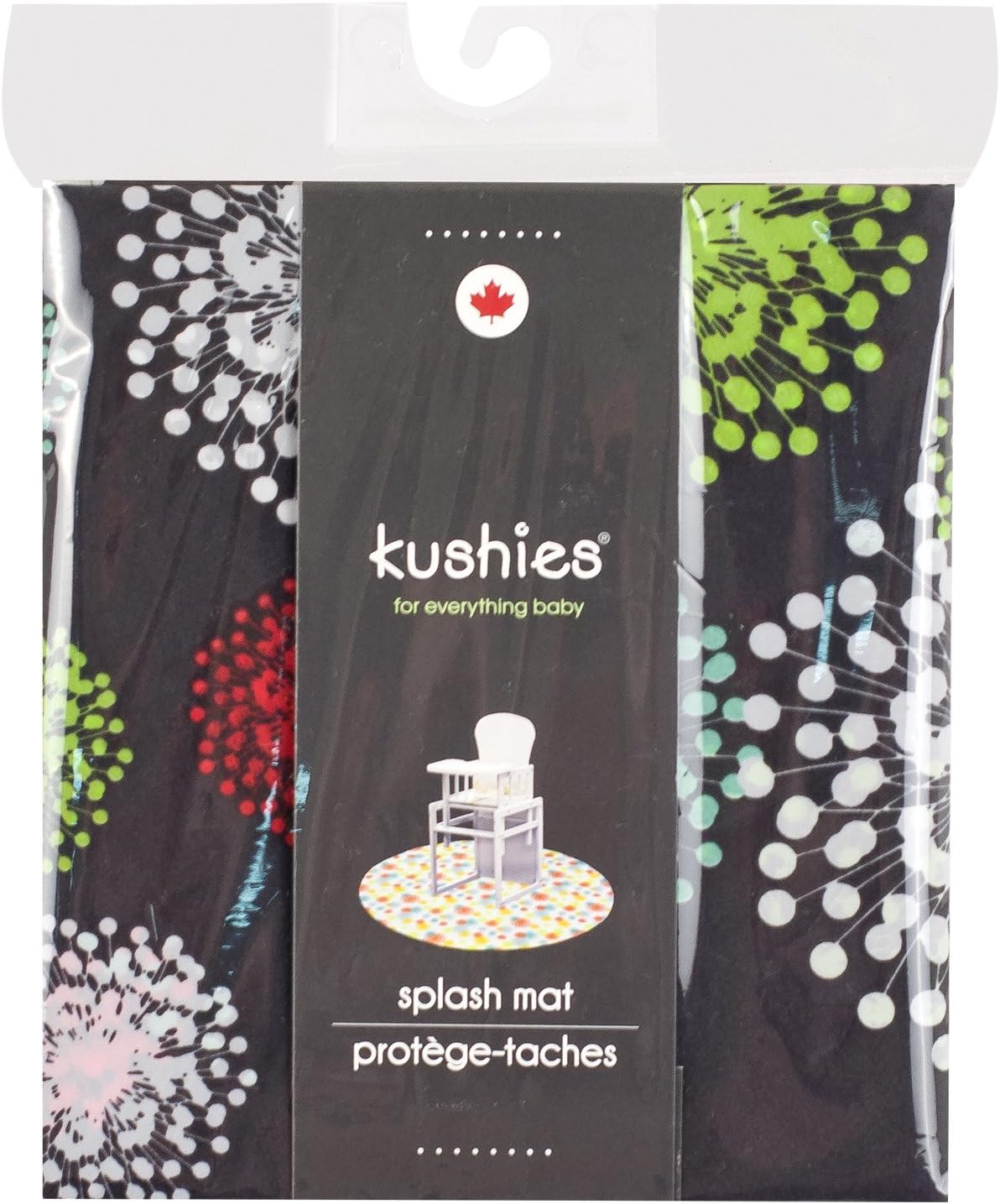 Kushies Baby Splash Mat, Mod Black Amazon.co.uk Baby