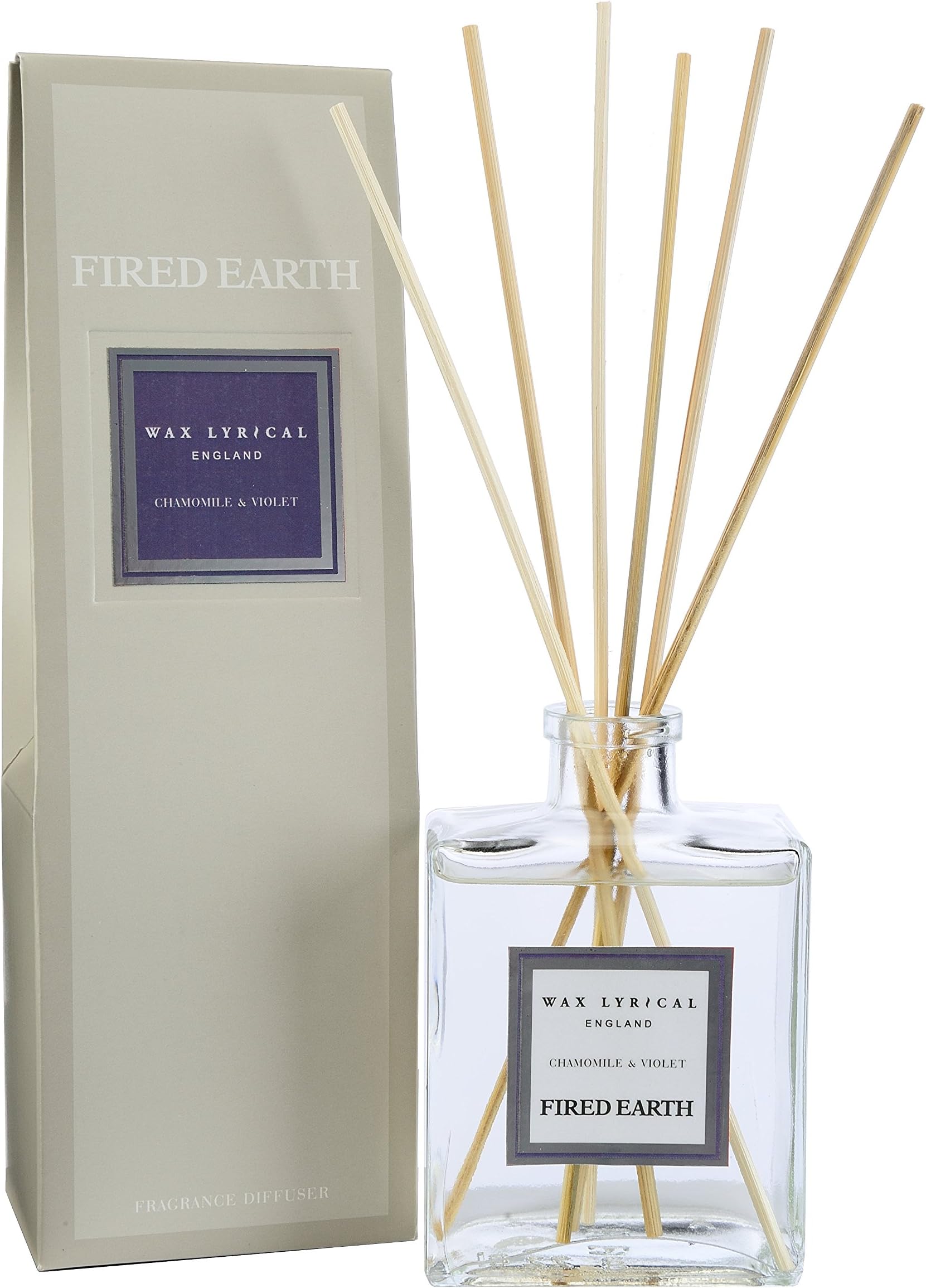Fired Earth Frangrance Diffuser Chamomile Violet (200ml in Gift Box)