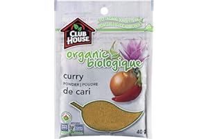 Club House, Quality Natural Herbs & Spices, Organic Curry Powder, 40g