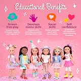 Glitter Girls Kika 14 Inch Fashion Doll Brown Hair Blue Eyes with Ice Cream view 5