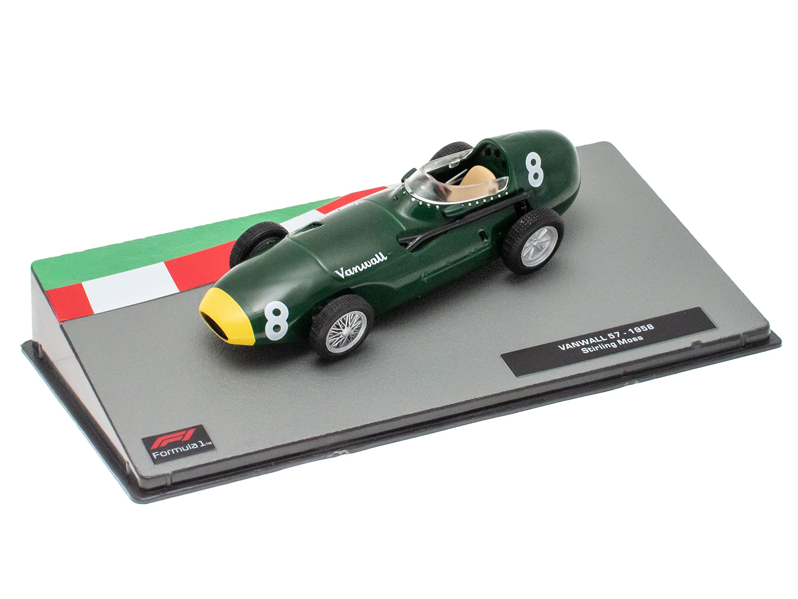 OPO 10 - Miniature car Formula 1 1/43 compatible with VANWALL 57 - Stirling Moss - 1958 - FD235