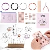 BoFUN Wire Art Flower Craft Kit for Teens &amp; Adults Women Birthday | DIY Art Hobbies Craft Metal Flower Making Set, Creative Handmade Craft Supplies for Home Decor, Party, Gift Mom Birthday