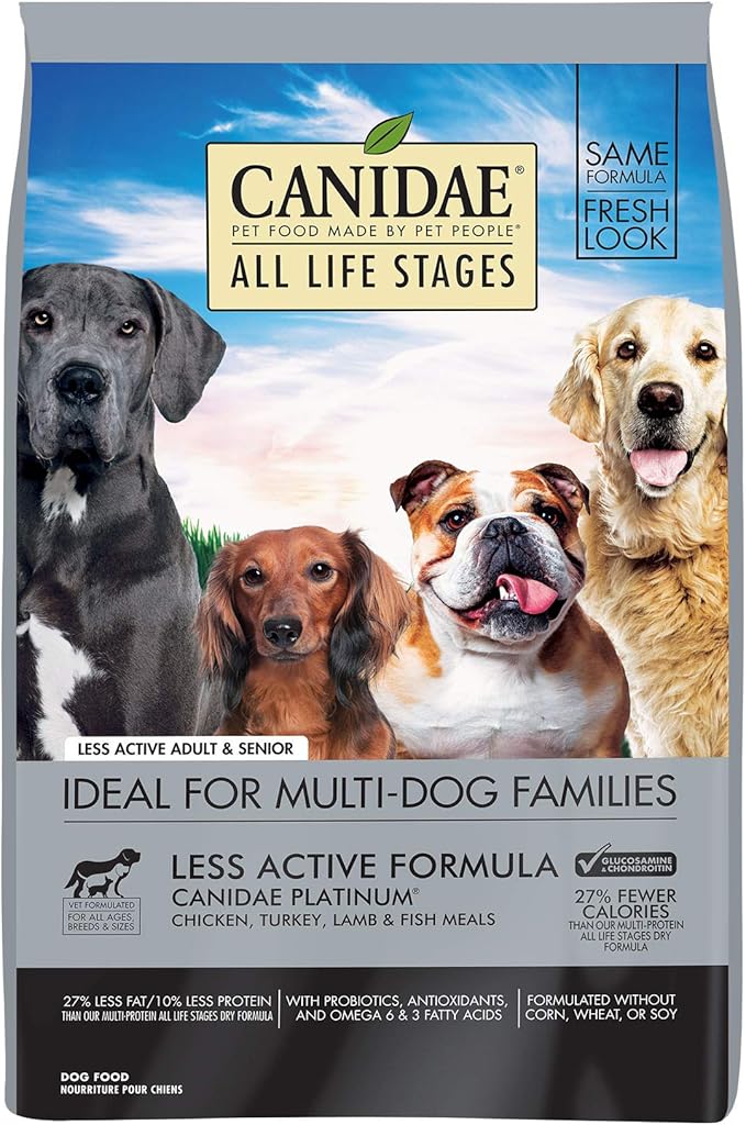 Life Stages Less Active Dry Dog Food 