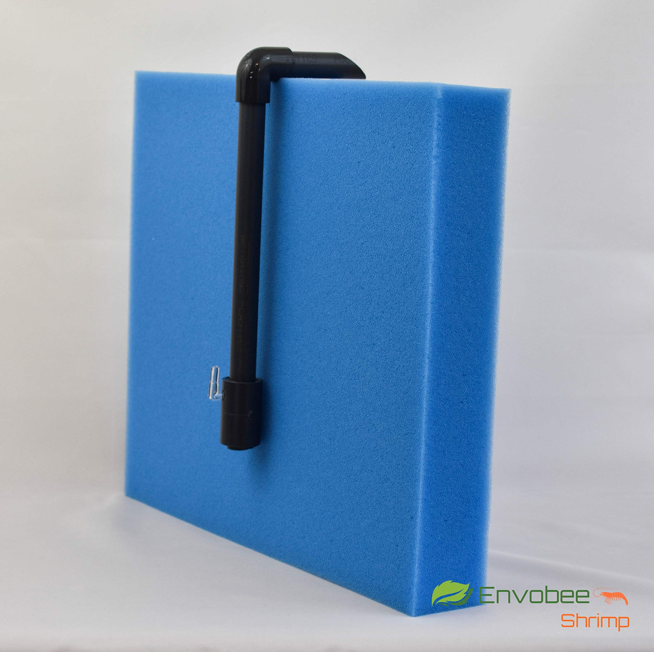 Poret Hamburg Matten Biological Sponge Filter Set 31x30x5cm Polyether HMF shrimp fish fry breed (Black, PPI 45)