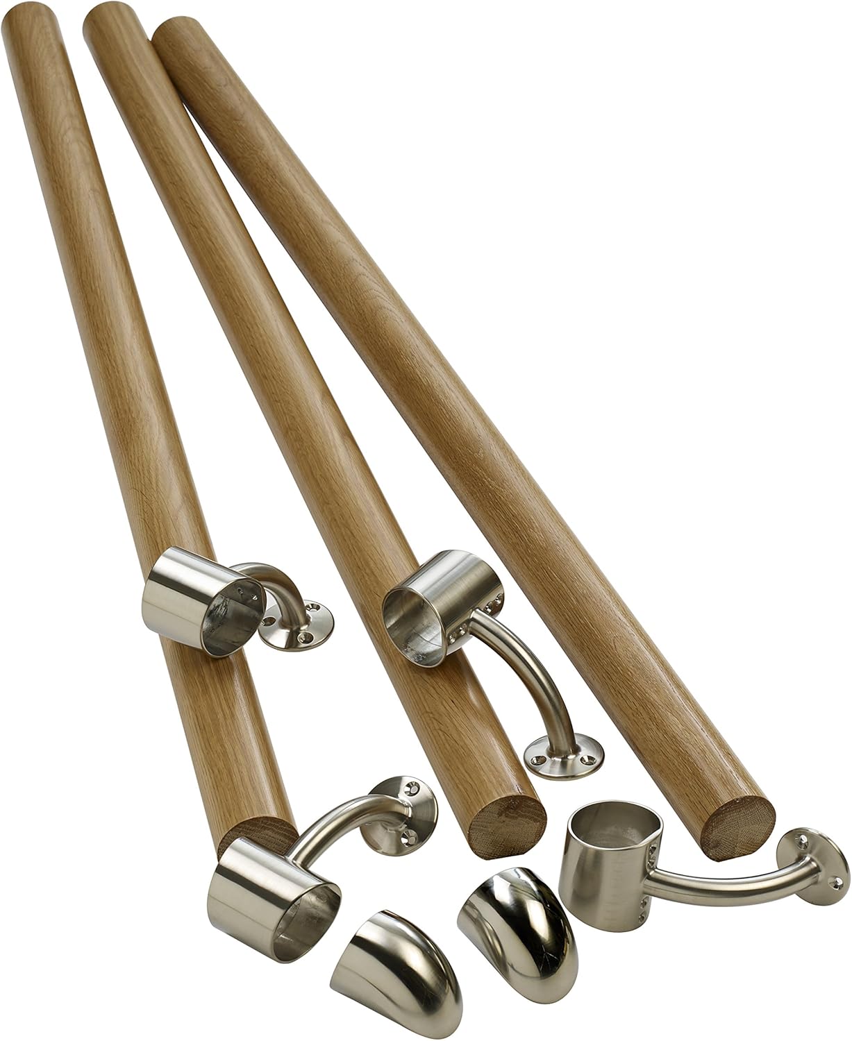 Richard Burbidge Kit02 Fusion Boxed Handrail Kit White Oak