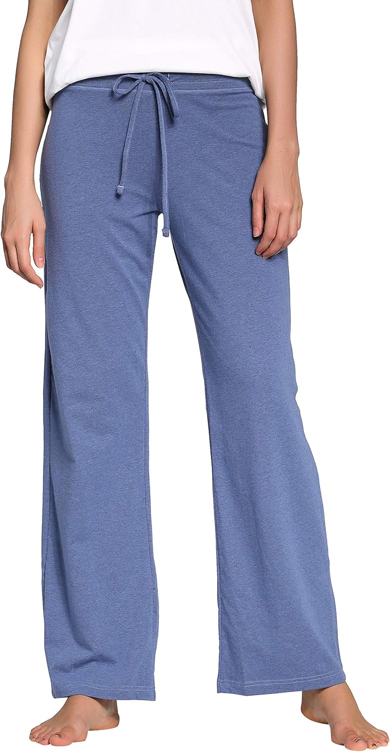 CYZ Womens Casual Stretch Cotton Pajama Pants Simple Lounge Pants