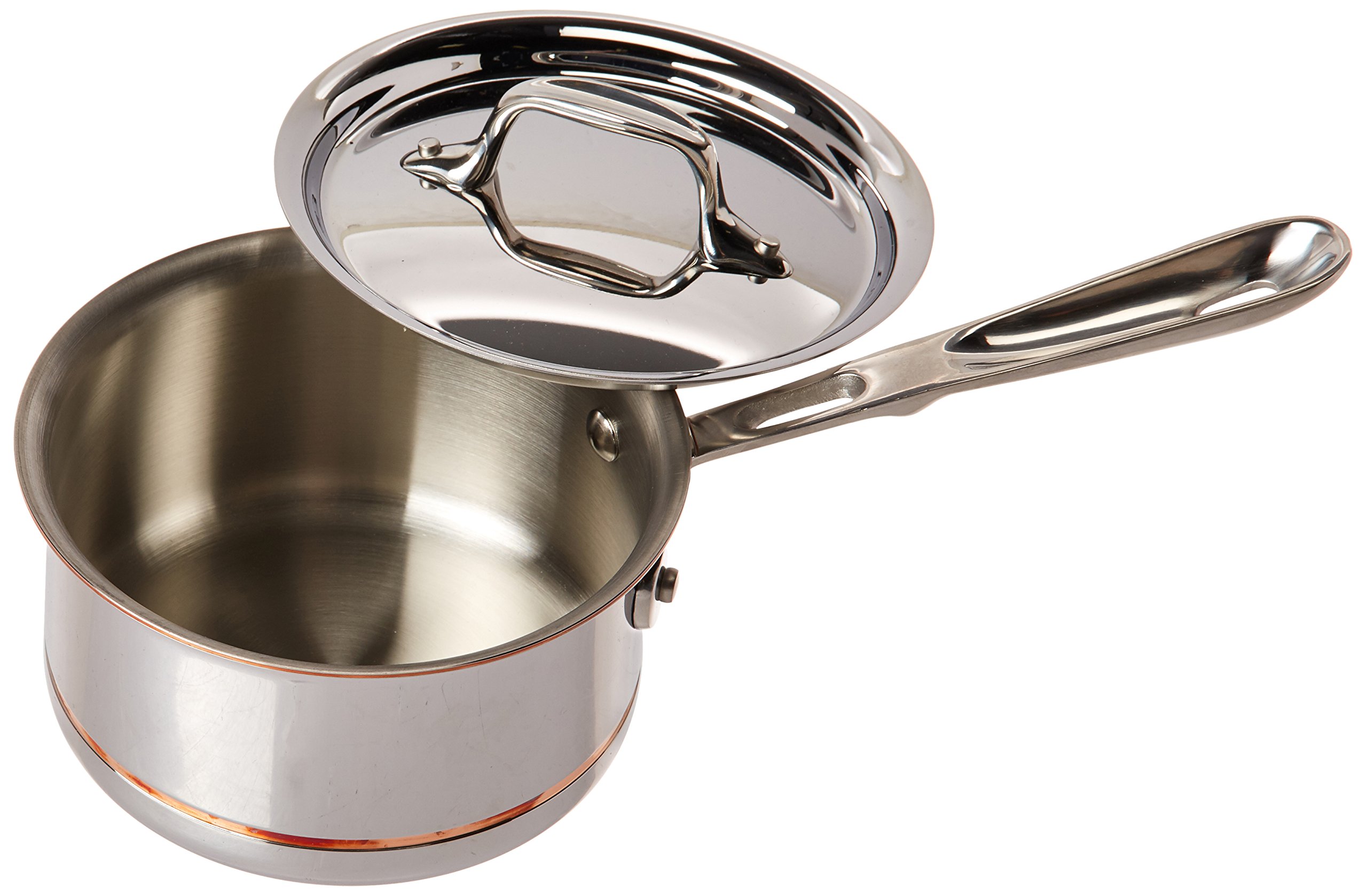 AllClad Copper Core 5 Ply Saucepan Cookware 1.5 Quart Dishwasher Safe