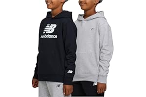 New Balance Boys Hoodie 2-Pack – Premium Comfy Cotton Blended Fleece Pullover Hoodies for Kids, Soft Boys Sweatshirts