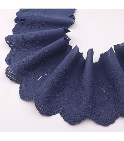 Lace Trimmed Chambray DressサイズM Lace Trimmed Chambray Dress