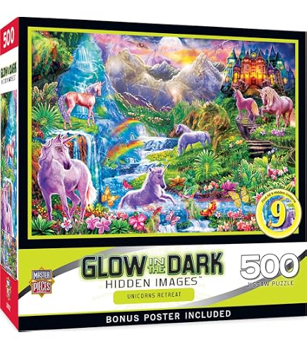 Amazon.com: Educa 17985 Fairy and Unicorn Puzzle, 500 Pieces