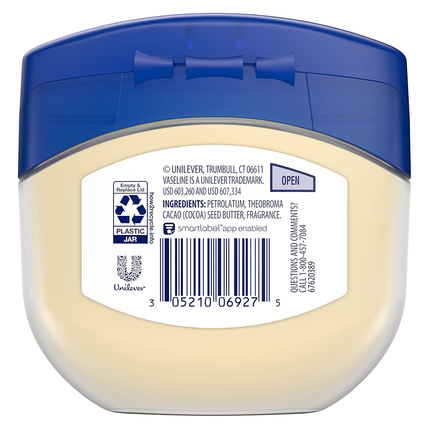 Vaseline Petroleum Jelly, Cocoa Butter, 7.5 Oz : Body Gels And Creams : Beauty