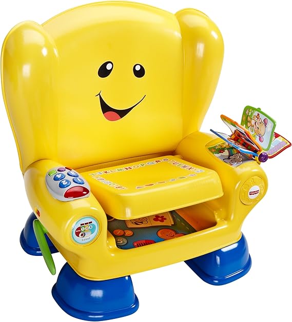 FisherPrice BHB96 Smart Stages Chair, Educational Toddler Activity Chair Toy with Sounds, Music